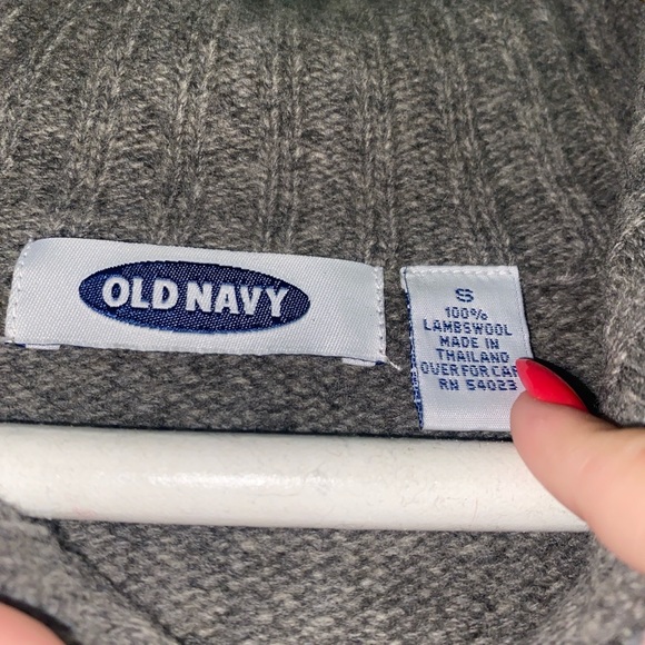 Old Navy Womens Casual Grey Snowflake Zip-Up Sweater Jacket - Picture 3 of 3